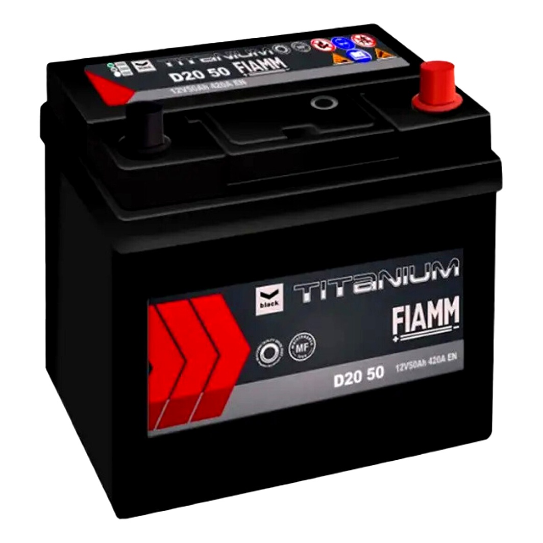 Акумулятор FIAMM Titanium Black 12V 50Ah 420A R+ 7905174 - zapix