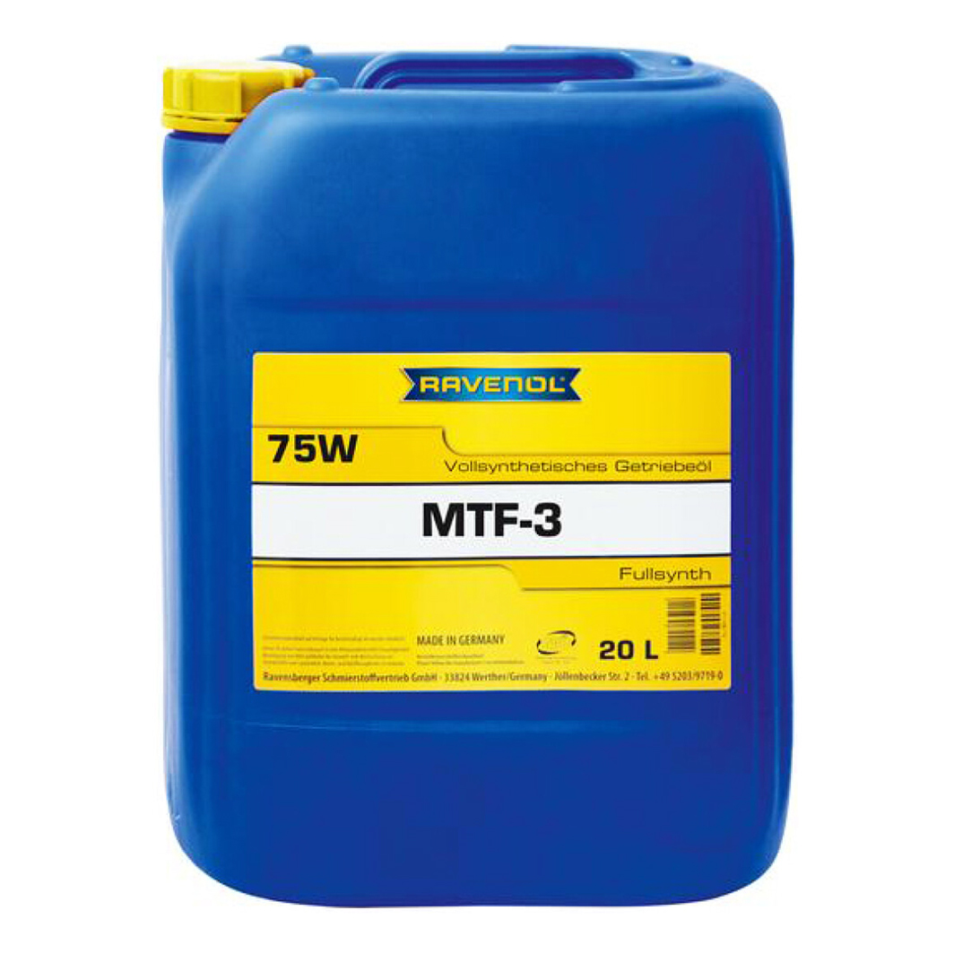 Трансмиссионное масло RAVENOL MTF-3 GL-4 75W 20 л 122110420 - zapix