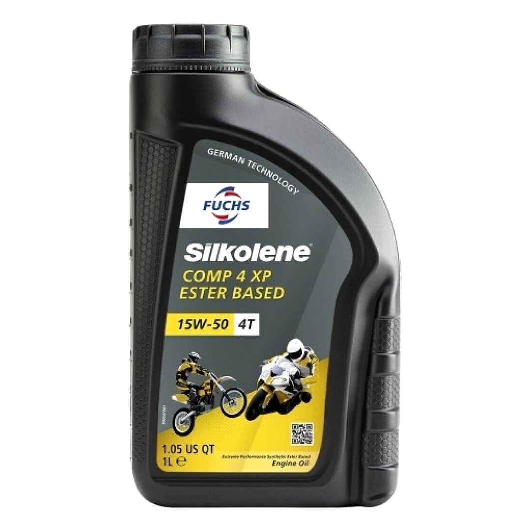 Моторное масло FUCHS Silkolene Comp 4 XP 4T 15W-50 синтетическое 1 л 602011138 - zapix