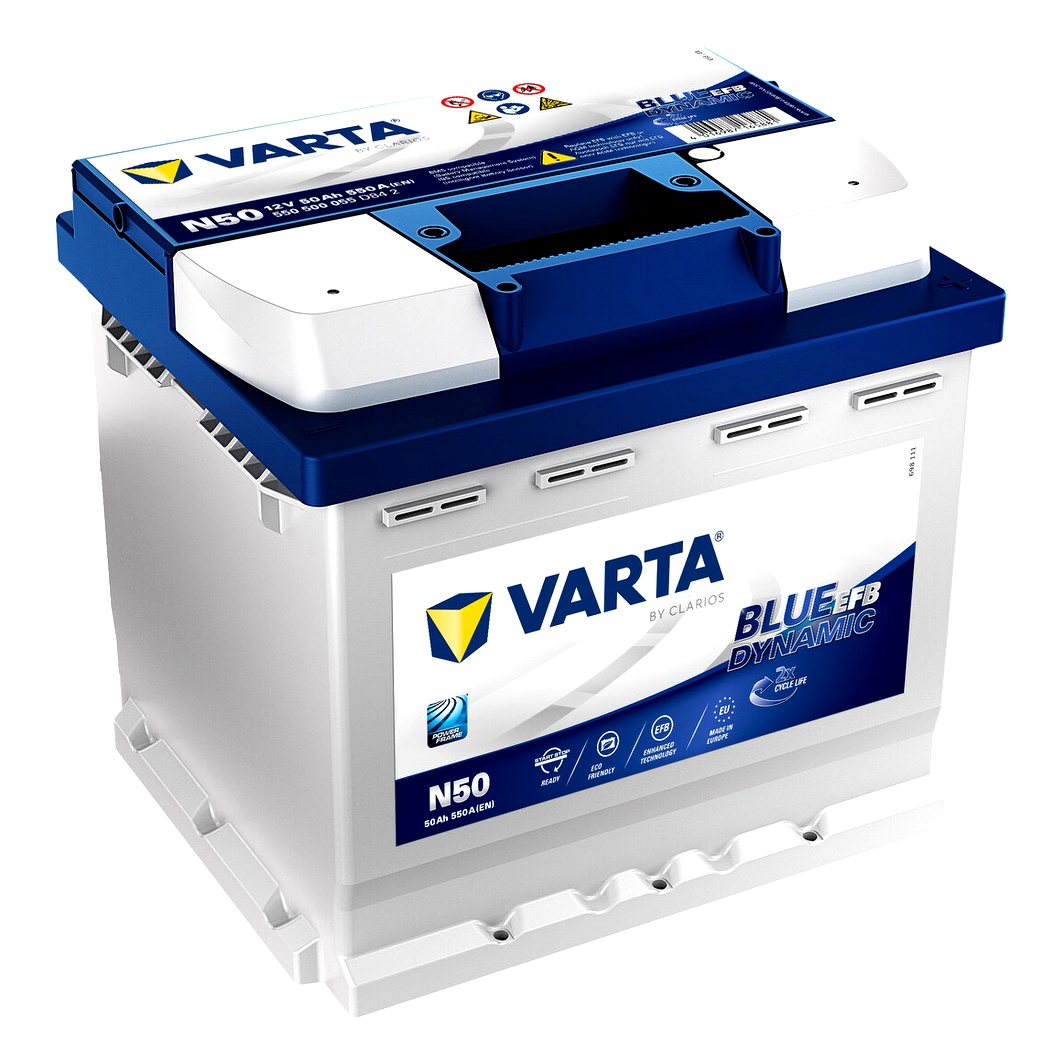 Акумулятор VARTA Blue Dynamic EFB 12V 50Ah 550A R+ 550500055 - zapix