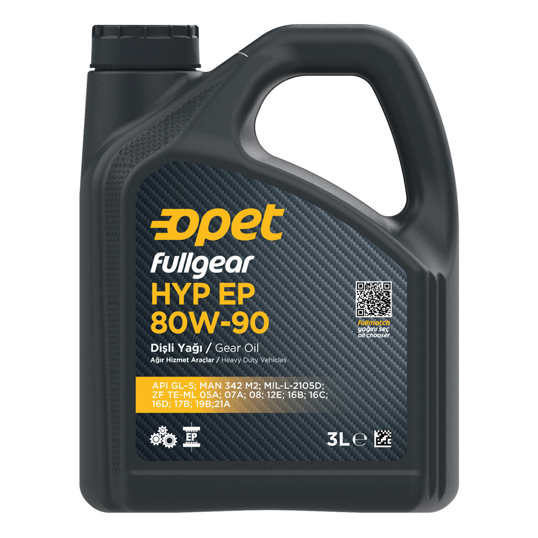 Трансмиссионное масло OPET FullGear HYP EP GL-5 80W-90 3 л 601221101 - zapix