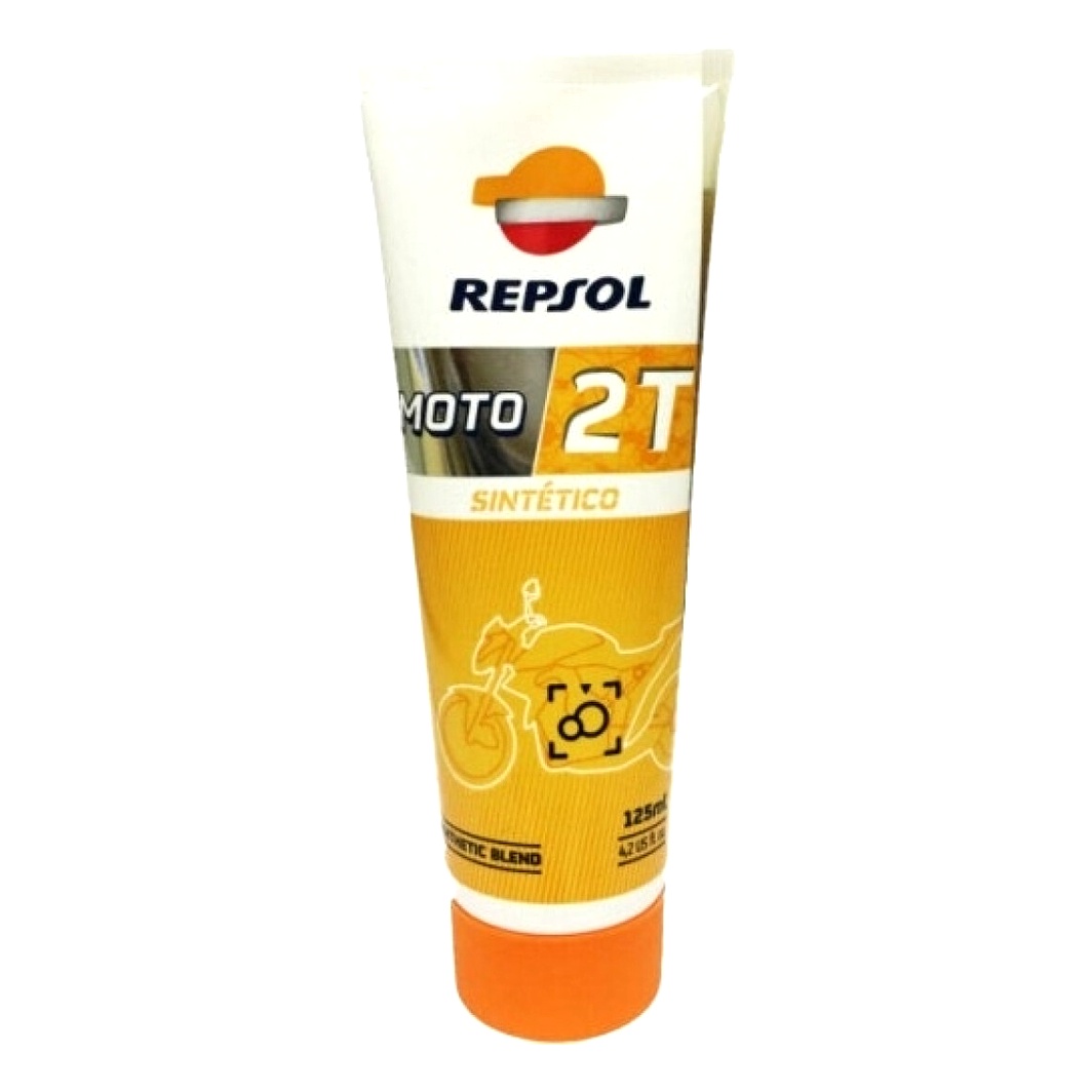 Моторное масло REPSOL Moto Sintetico 2T полусинтетическое 0.125 л RP150W53 - zapix