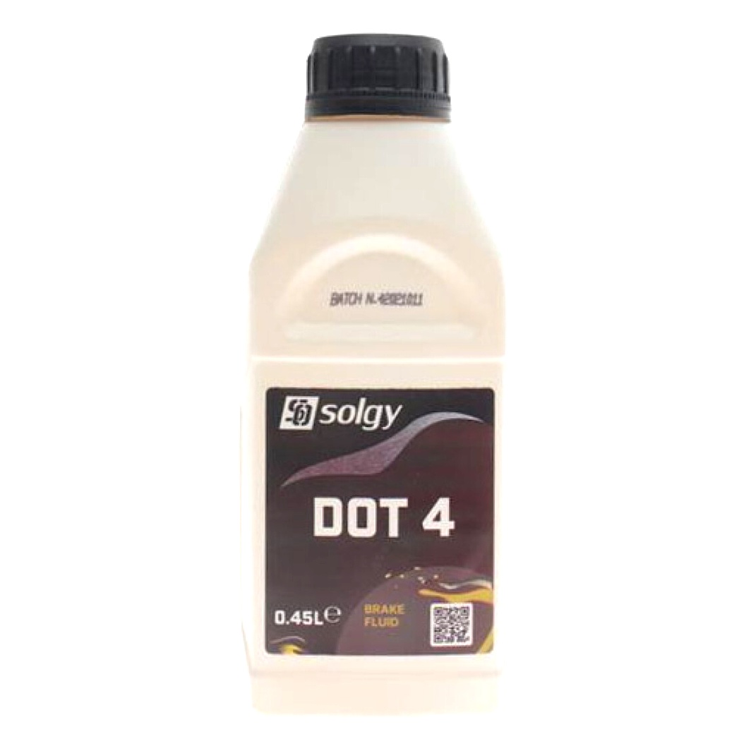 Гальмівна рідина SOLGY DOT 4 пластик 0.45 л 504008 - zapix