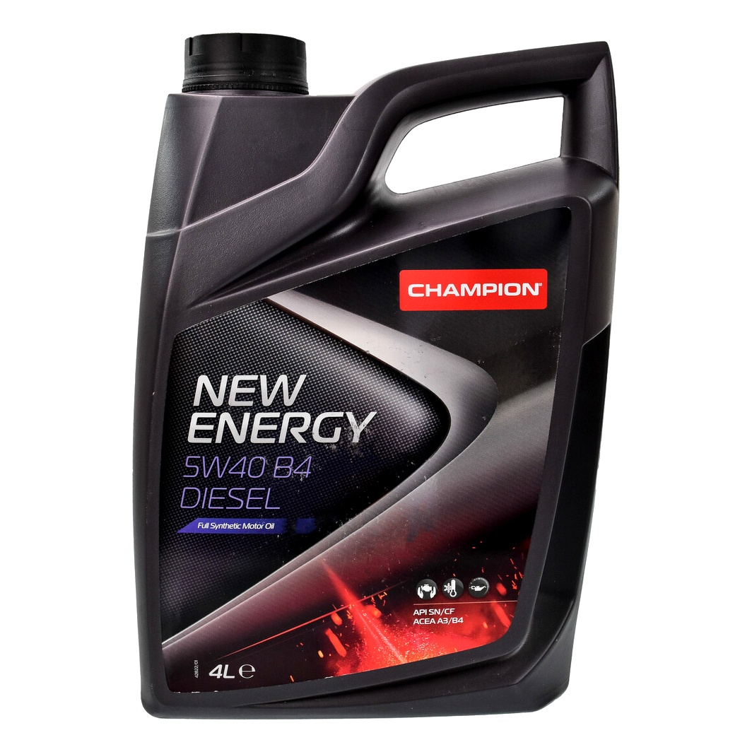 Моторное масло CHAMPION New Energy B4 Diesel 5W-40 4 л (8219917) - zapix