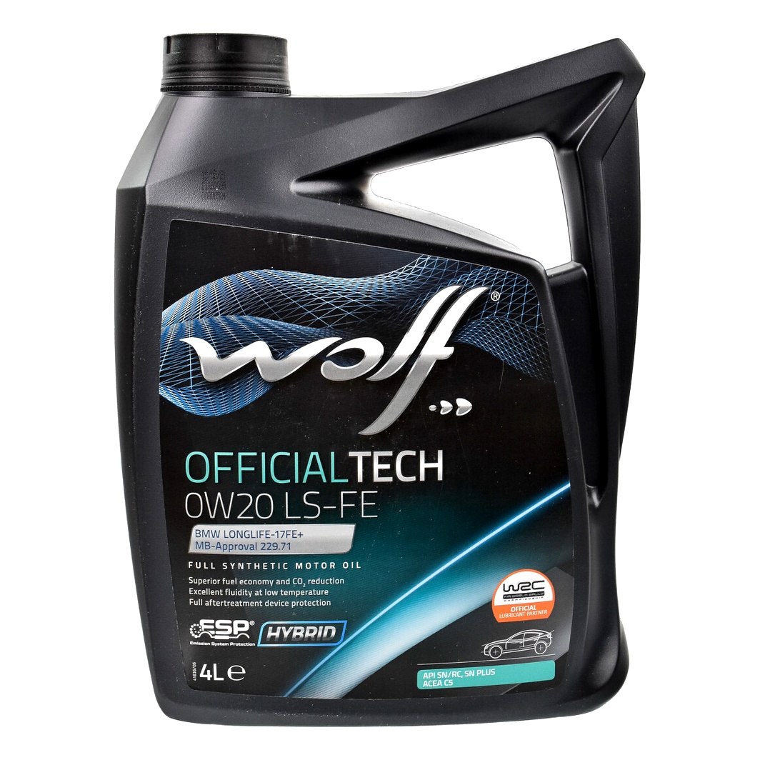Моторна олива WOLF Officialtech LS-FE 0W-20 4 л (8339370) - zapix