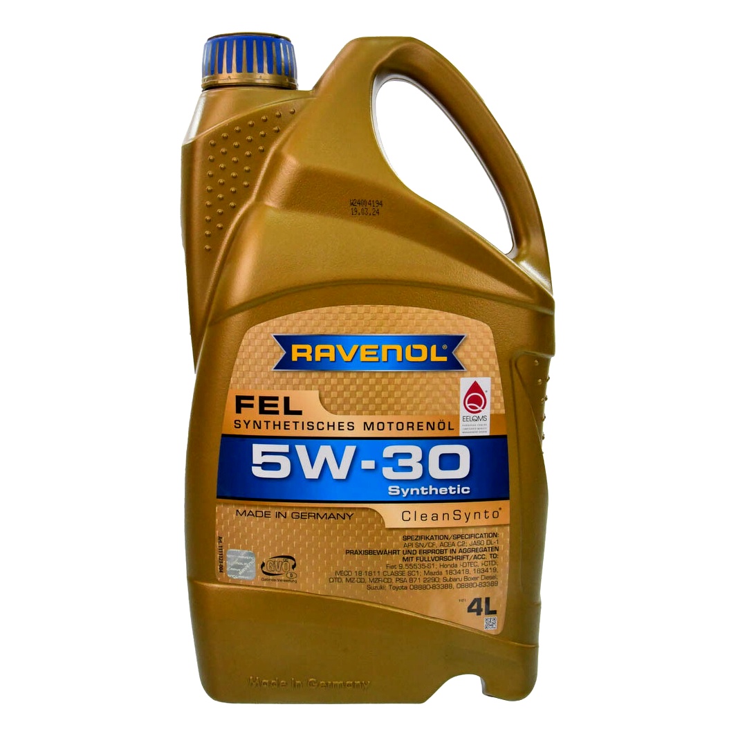 Моторна олива RAVENOL FEL 5W-30 4 л (111112304) - zapix