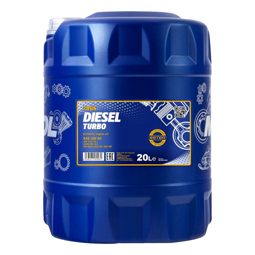 Моторное масло MANNOL Diesel Turbo 5W-40 20 л (MN790420) - zapix