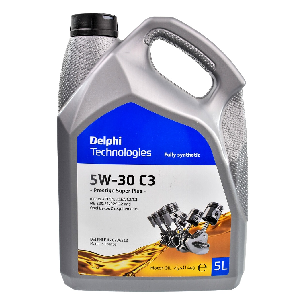 Моторное масло DELPHI Prestige Super Plus C3 5W-30 5 л (28236312) - zapix