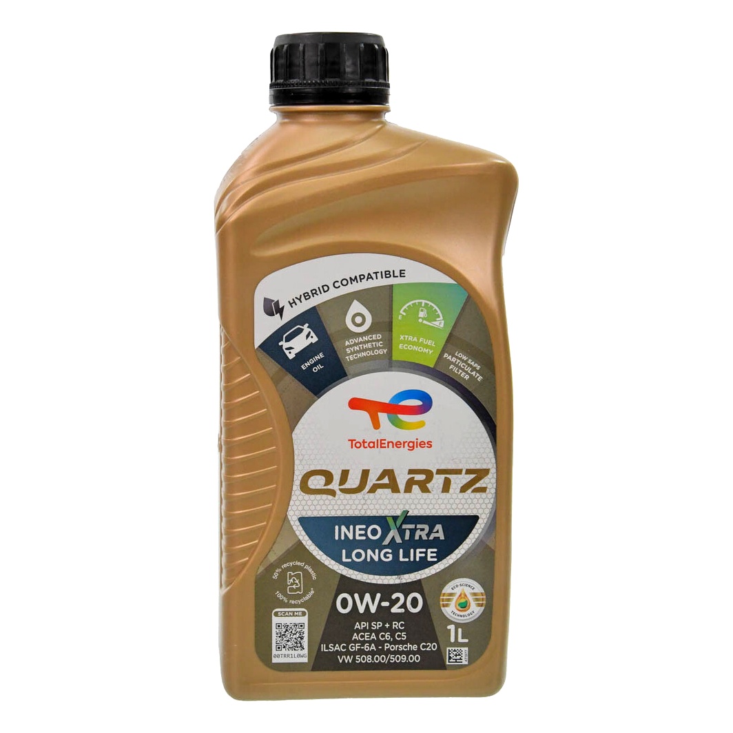 Моторна олива TOTAL Quartz Ineo Xtra Long Life 0W-20 1 л (0W20QIXLL1L) - zapix