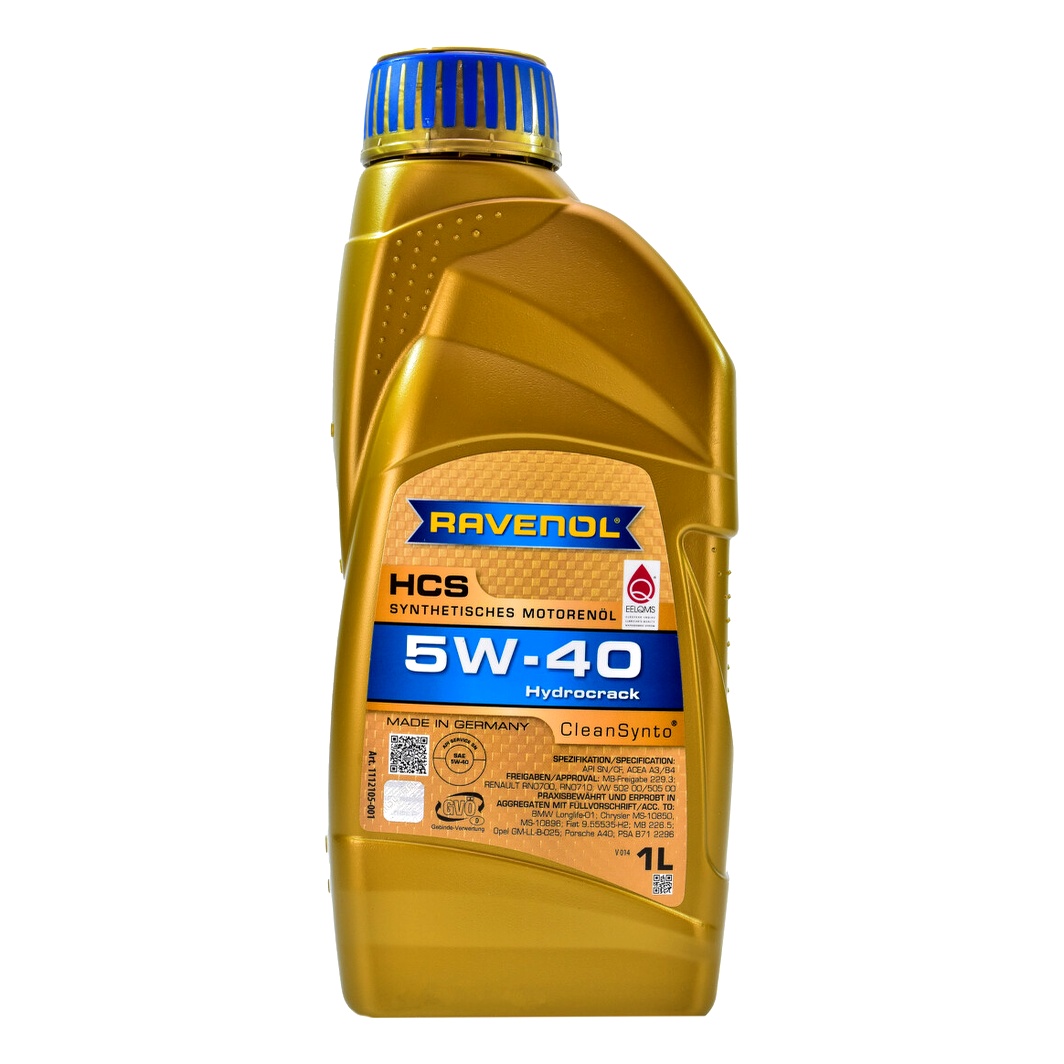 Моторное масло RAVENOL HCS 5W-40 1 л (11121051) - zapix