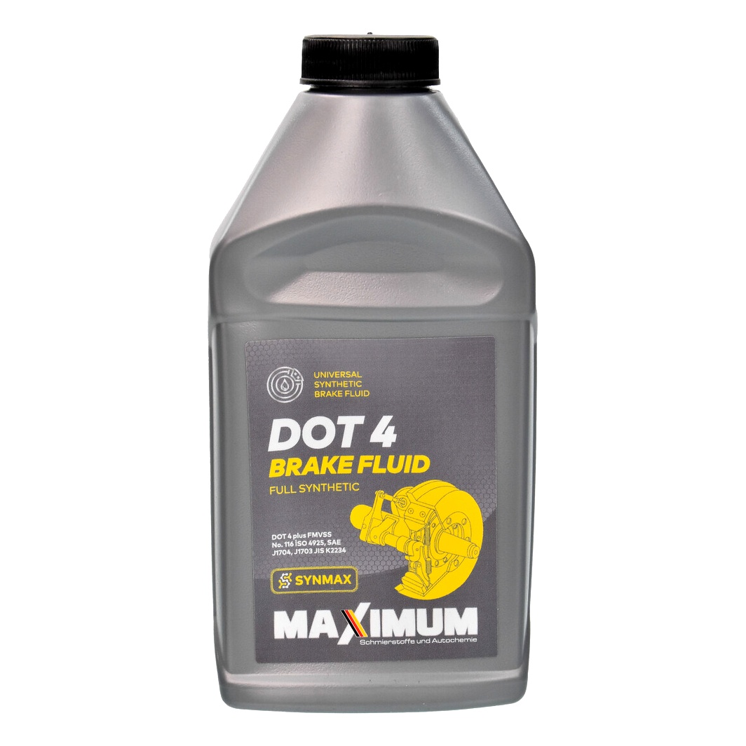 Гальмівна рідина MAXIMUM DOT 4 Brake Fluid пластик 0.5 л 148710 - zapix