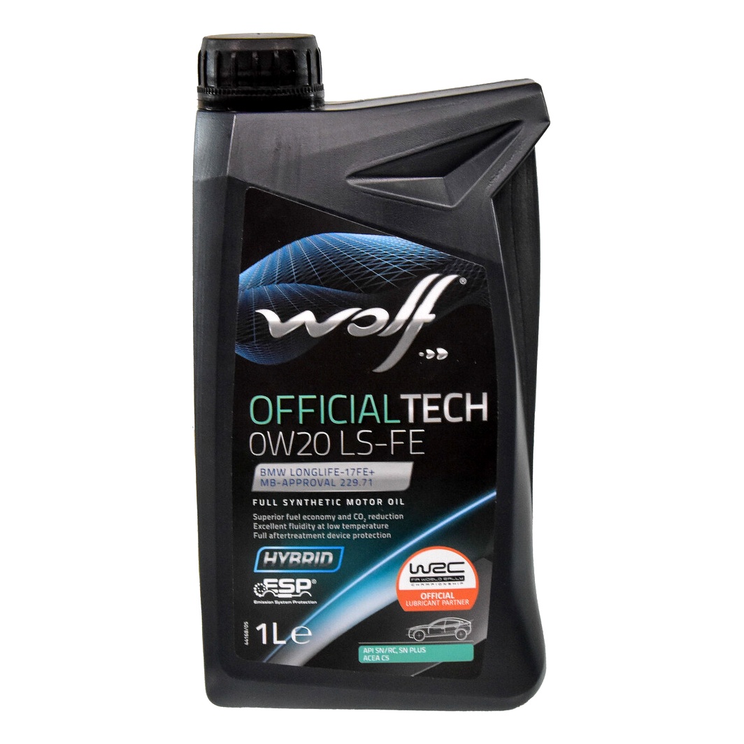 Моторна олива WOLF Officialtech LS-FE 0W-20 1 л (8339271) - zapix
