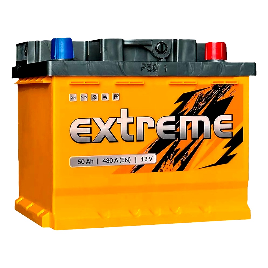 Акумулятор EXTREME 12V 50Ah 480A R+ EX500 - zapix