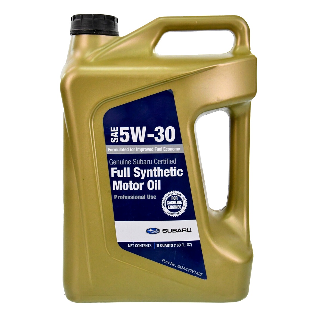 Моторное масло SUBARU Full Synthetic Motor Oil 5W-30 4.73 л (SOA427V1425) - zapix