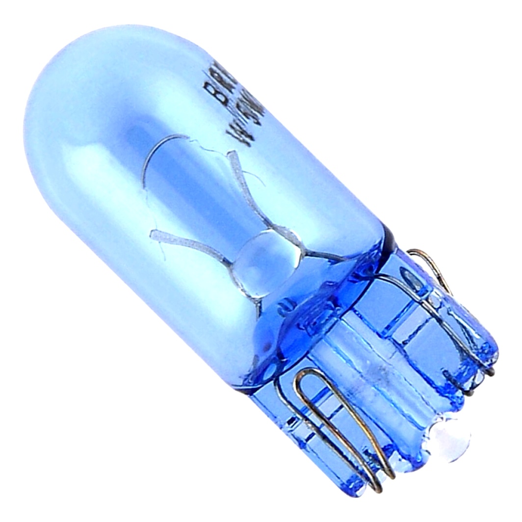 Автолампа розжарювання BREVIA Power Blue W6W W2.1x9.5d 5W 12V прозоро-блакитна 12328B2 - zapix