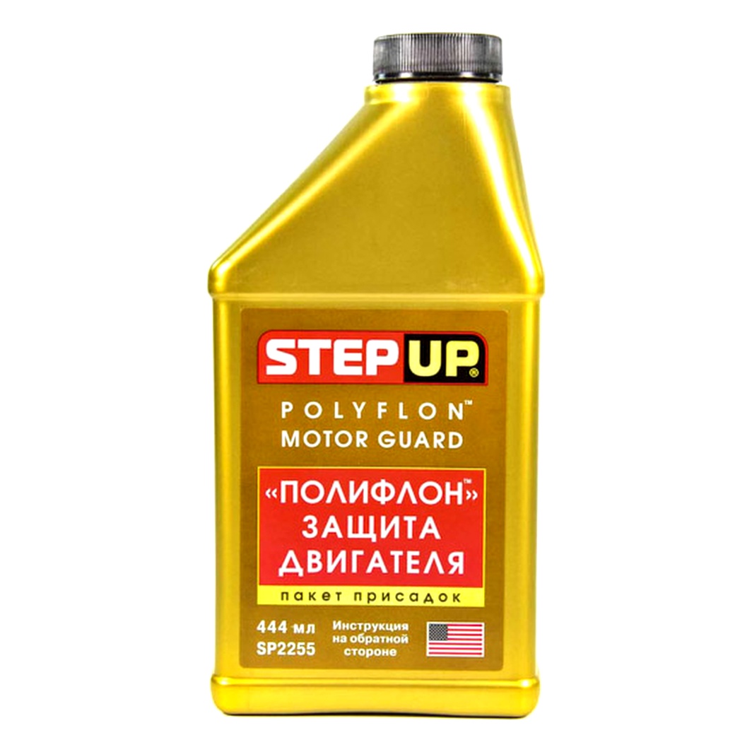 Присадка STEPUP Polyflon Motor Guard 444 мл (SP2255) - zapix