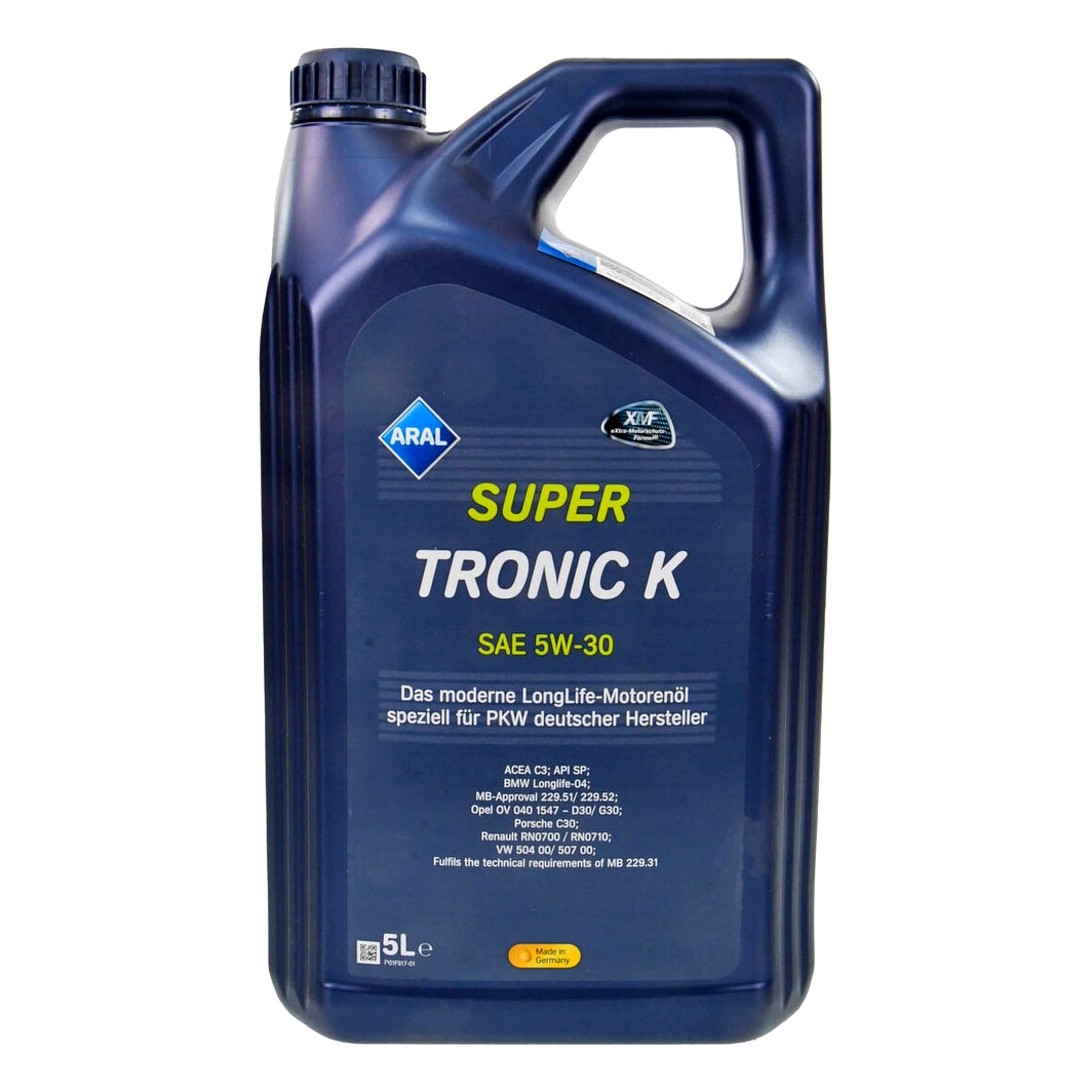 Моторна олива ARAL SuperTronic K 5W-30 5 л (15DBCF) - zapix