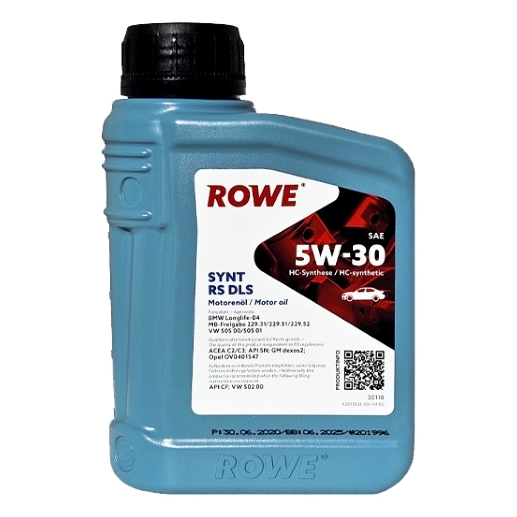 Моторна олива ROWE Synt RS DLS 5W-30 0.5 л (20118000599)
