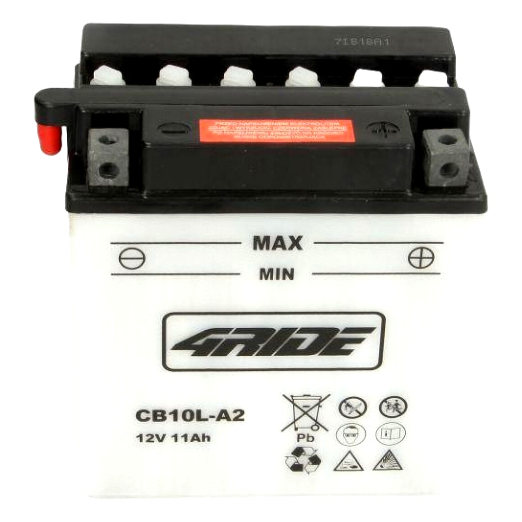 Акумулятор 4RIDE 12V 11Ah 160A R+ CB10LA2 - zapix