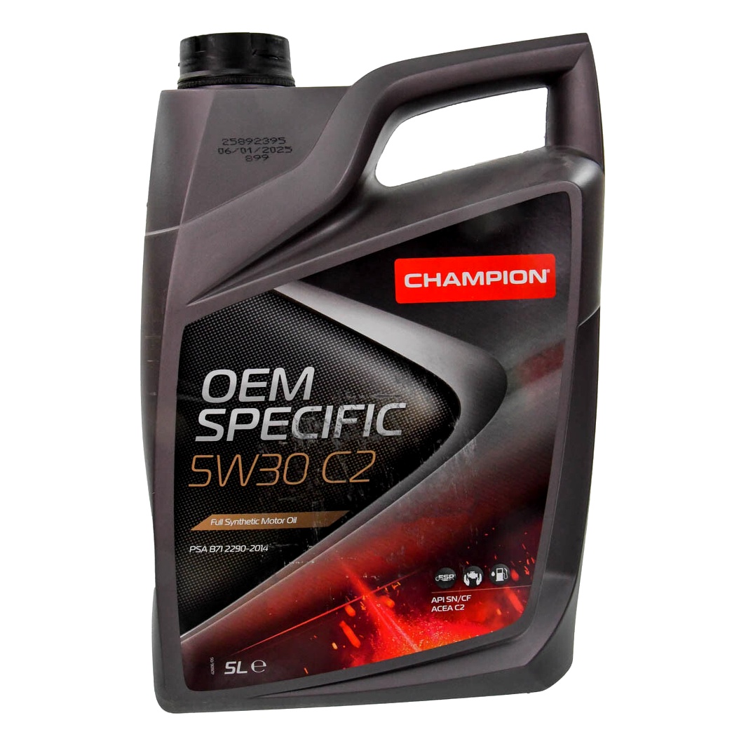 Моторное масло CHAMPION OEM Specific C2 5W-30 5 л (8209819) - zapix