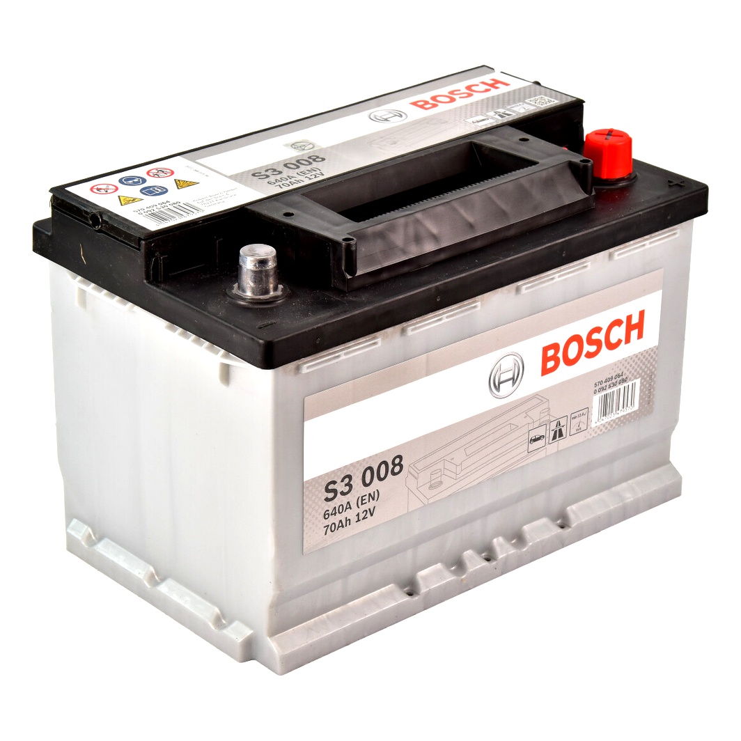 Акумулятор BOSCH S3 12V 70Ah 640A R+ 0092S30080 - zapix