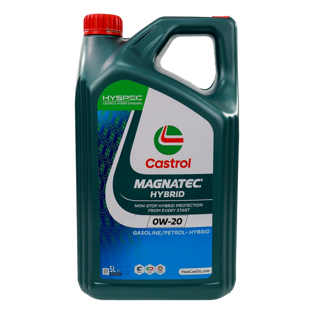 Моторна олива CASTROL Magnatec Hybrid 0W-20 5 л (HLMAGH0W204X5L) - zapix