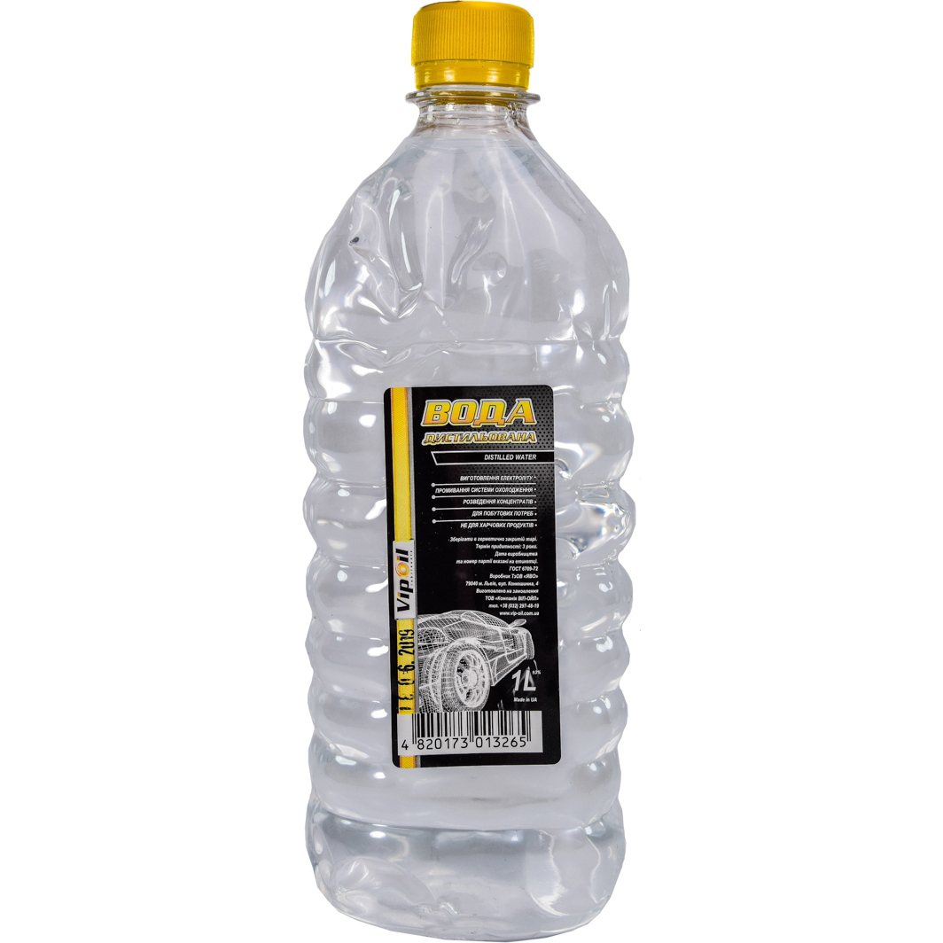 Дистиллированная вода VIPOIL 1 л 0203827 - zapix