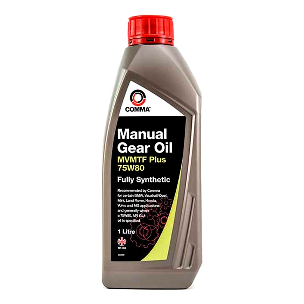 Трансмісійна олива COMMA Manual Gear Oil MVMTF Plus GL-4 75W-80 1 л MVP75801L - zapix