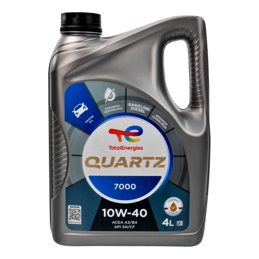 Моторное масло TOTAL Quartz 7000 10W-40 4 л (216676) - zapix