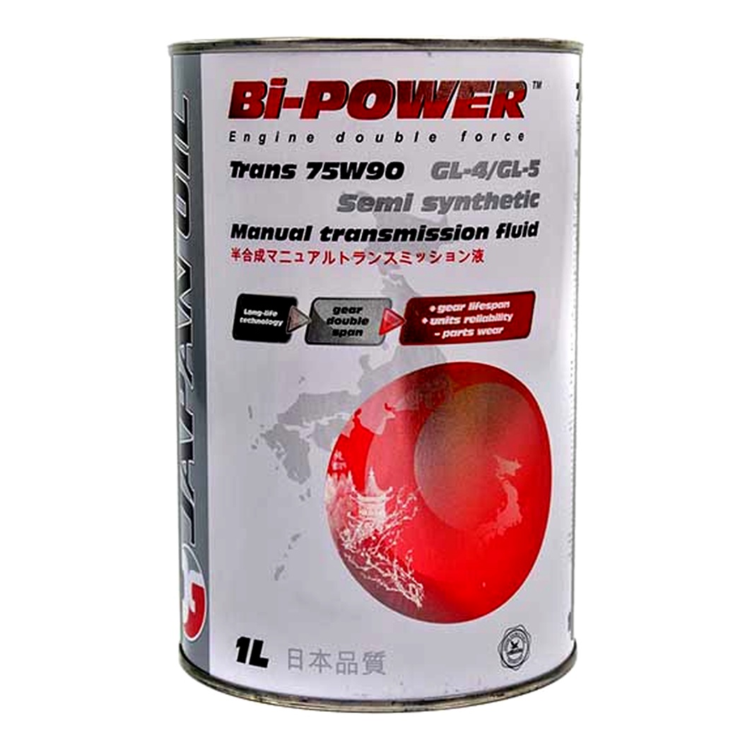 Трансмиссионное масло BI-POWER Trans GL-4 / 5 75W-90 1 л 0033845 - zapix