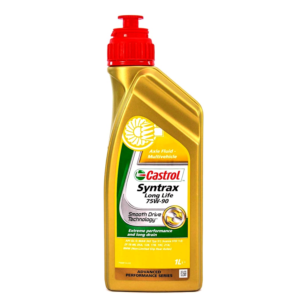 Трансмиссионное масло CASTROL Syntrax Long Life GL-5 75W-90 1 л 154F0A - zapix