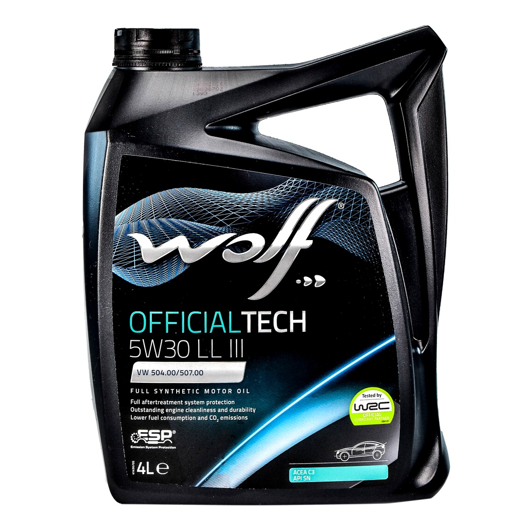 Моторное масло WOLF Officialtech LL III 5W-30 4 л (8307515) - zapix