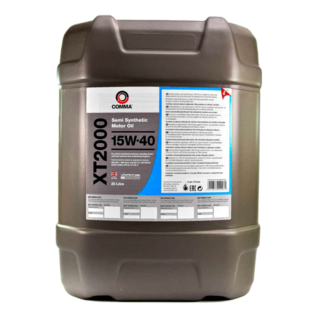 Моторна олива COMMA XT2000 15W-40 20 л (XT220L) - zapix