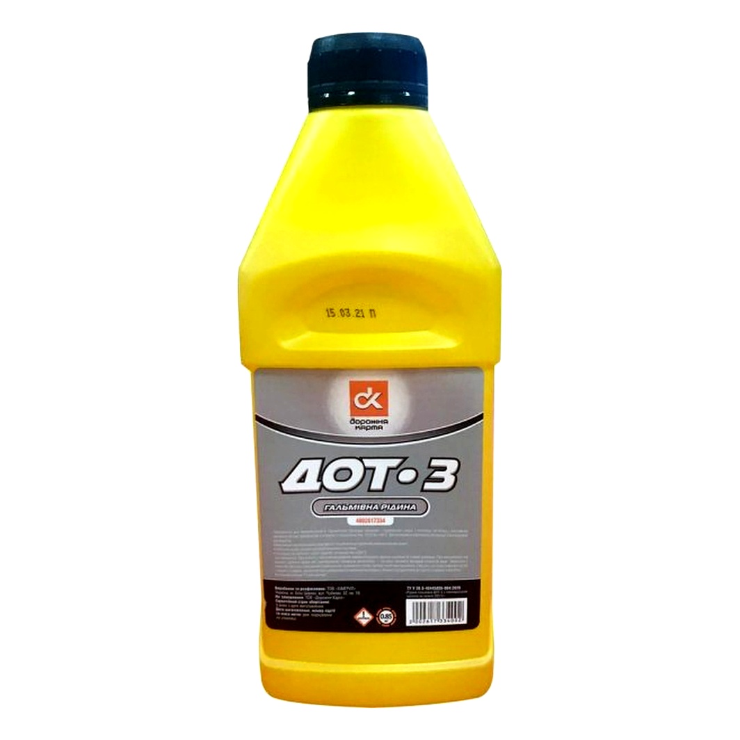 Гальмівна рідина ДОРОЖНЯ КАРТА DOT 3 пластик 1 л 4802617334 - zapix
