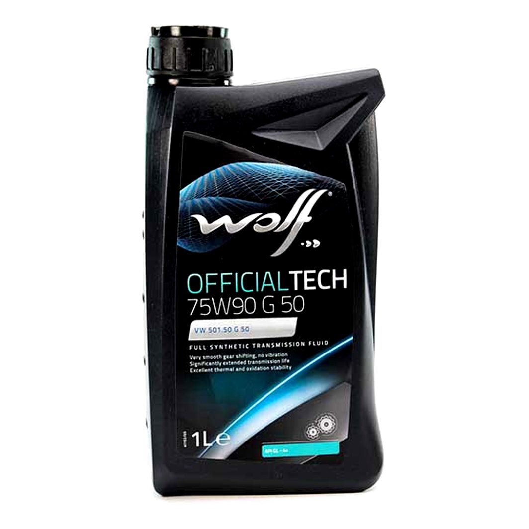 Трансмиссионное масло WOLF Officialtech G50 GL-4+ 75W-90 1 л 8304101 - zapix