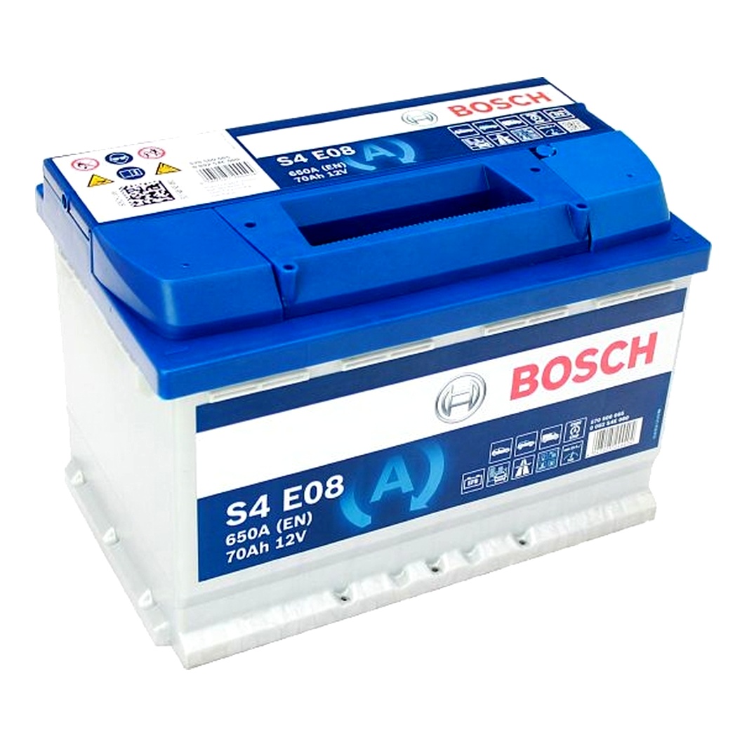 Акумулятор BOSCH S4 EFB 12V 70Ah 650A R+ 0092S4E080 - zapix