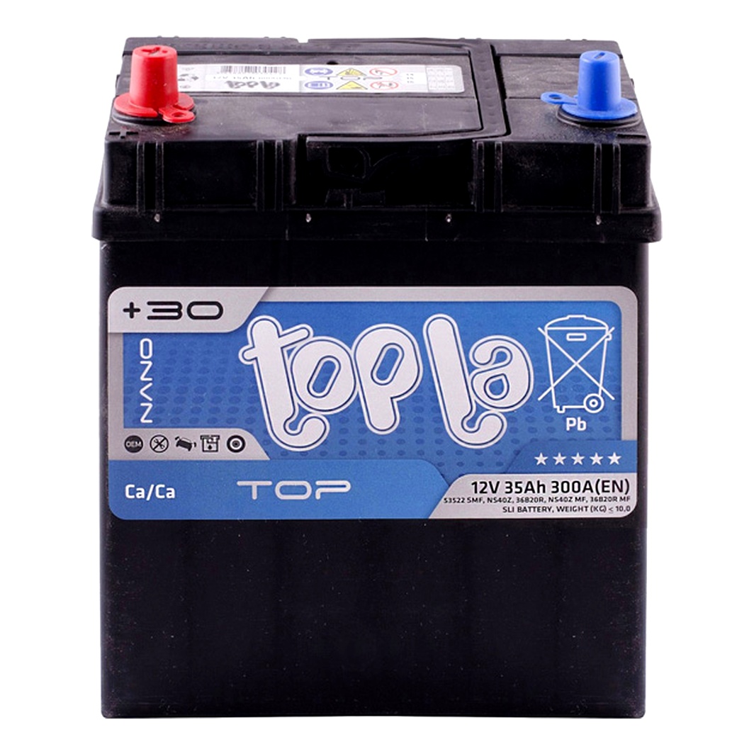 Акумулятор TOPLA Top JIS 12V 35Ah 300A L+ 118935 - zapix