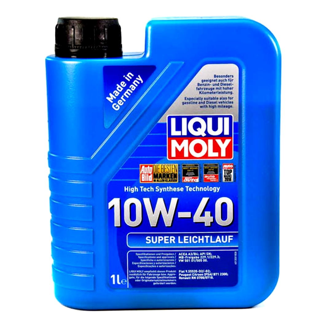 Моторное масло LIQUI MOLY Super Leichtlauf 10W-40 1 л (1928)
