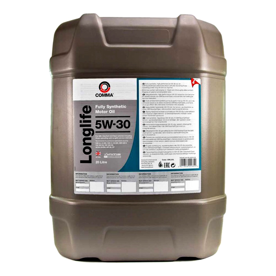 Моторное масло COMMA LongLife 5W-30 20 л (GML20L) - zapix