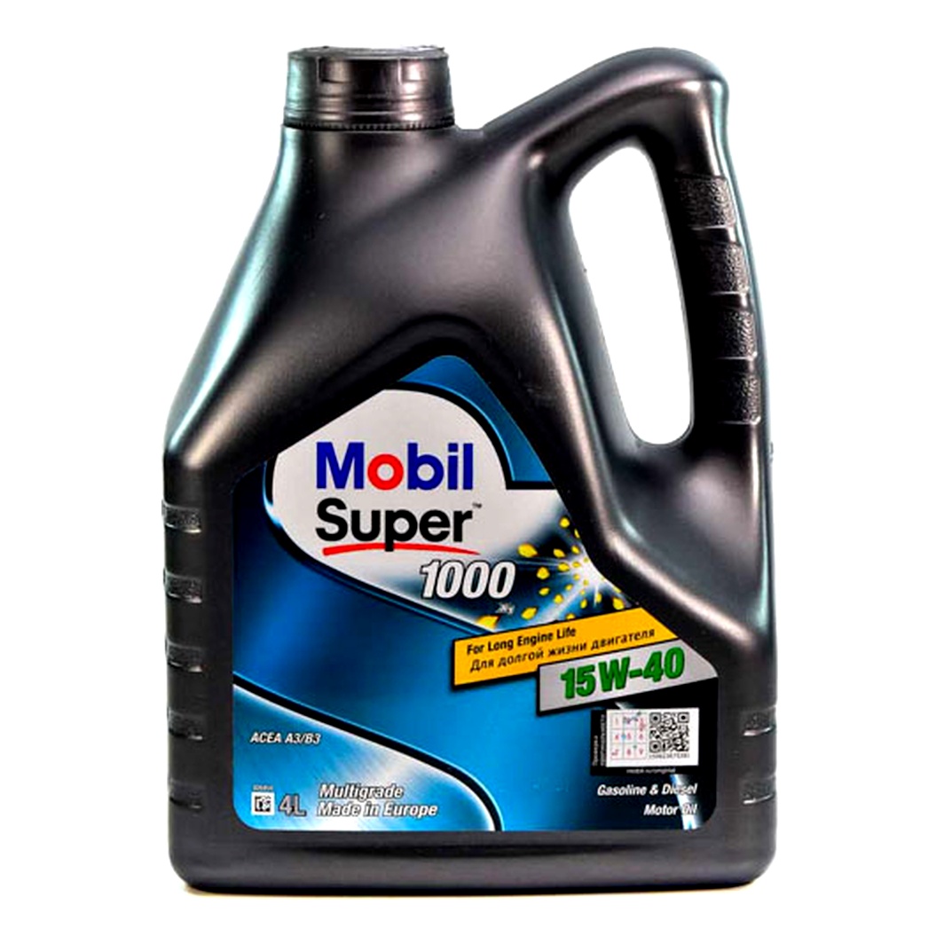 Моторна олива MOBIL Super 1000 X1 15W-40 4 л (152058) - zapix