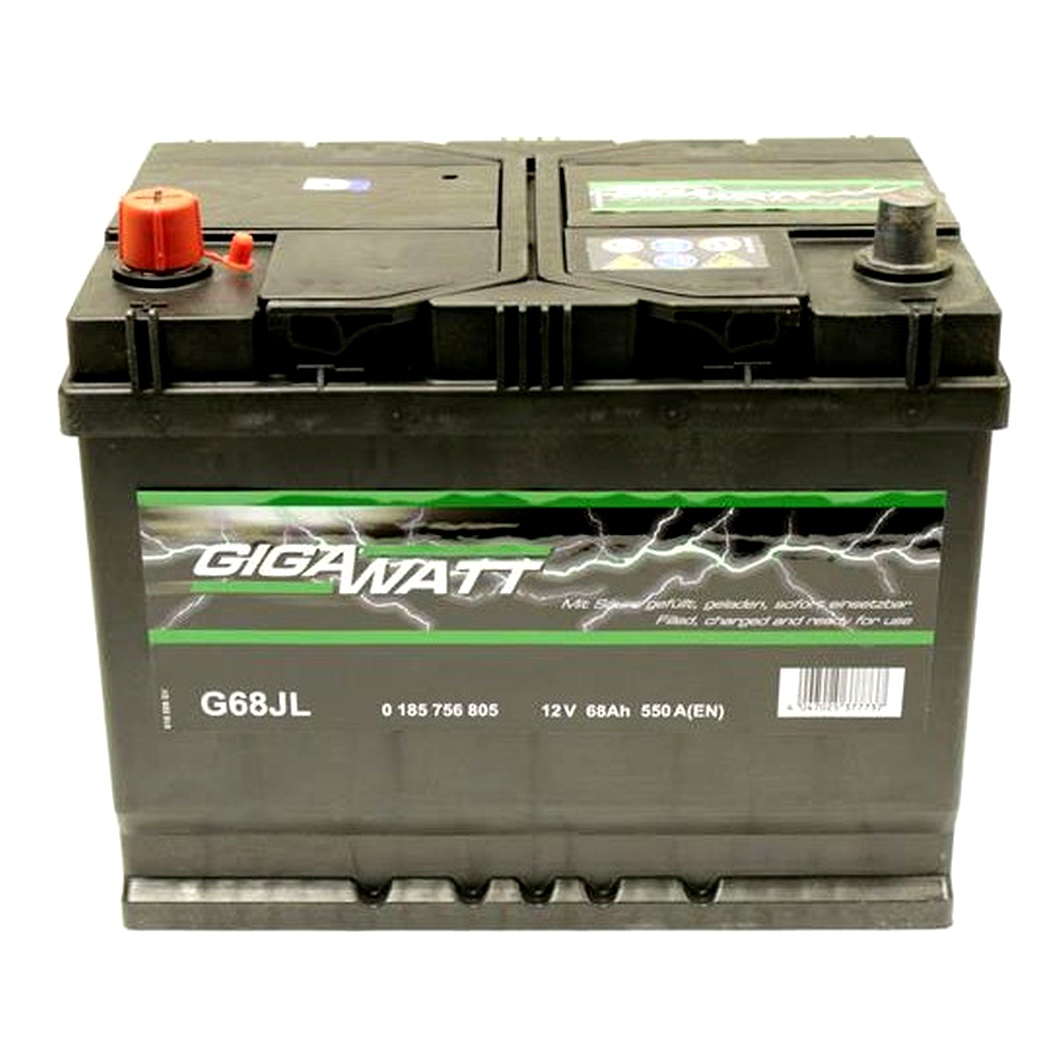 Акумулятор GIGAWATT 12V 68Ah 550A L+ 0185756805 - zapix