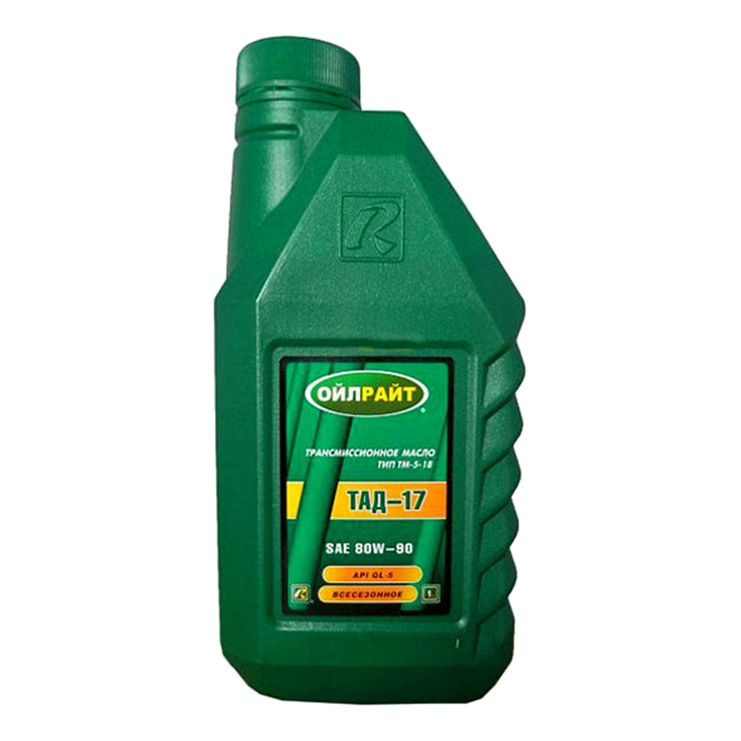 Трансмиссионное масло OIL RIGHT ТАД-17 ТМ-5-18 GL-5 80W-90 1 л 2547 - zapix