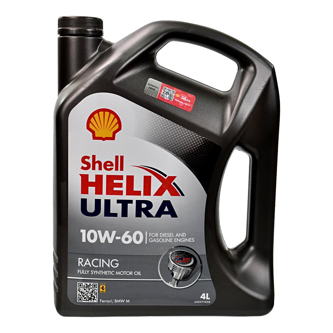 Моторное масло SHELL Helix Ultra Racing 10W-60 4 л (550040622) - zapix