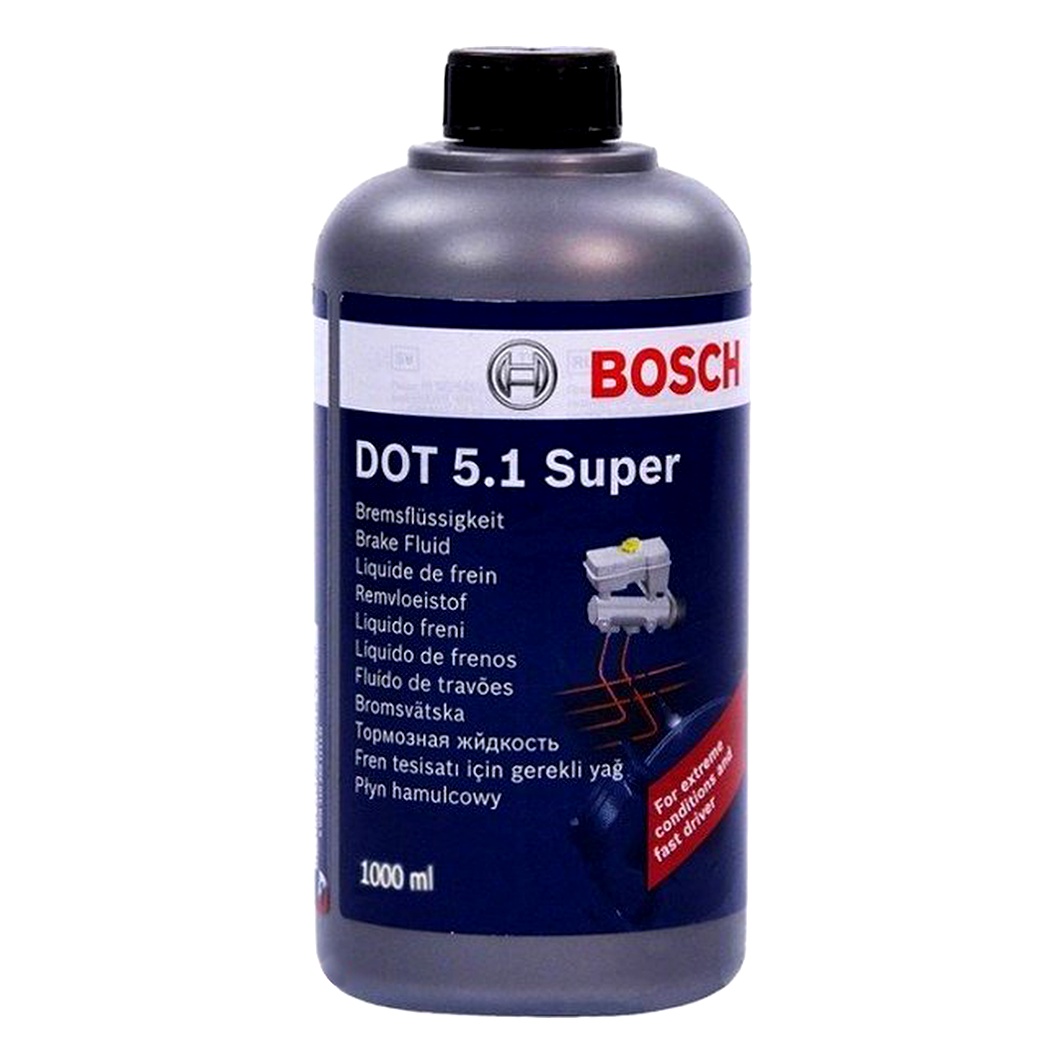 Гальмівна рідина BOSCH DOT 5.1 Super пластик 1 л 1987479121 - zapix