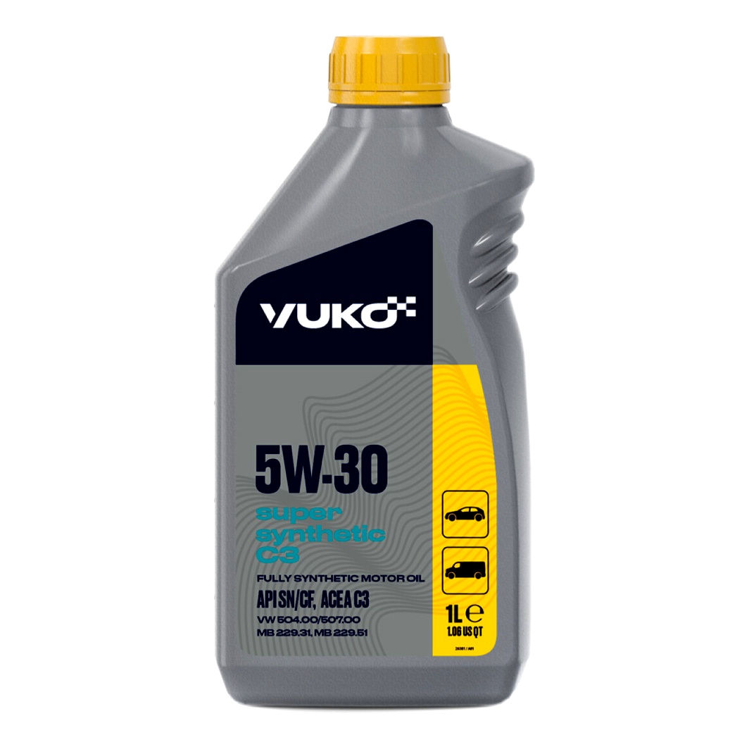 Моторна олива YUKO Super Synthetic C3 5W-30 1 л (021587) - zapix