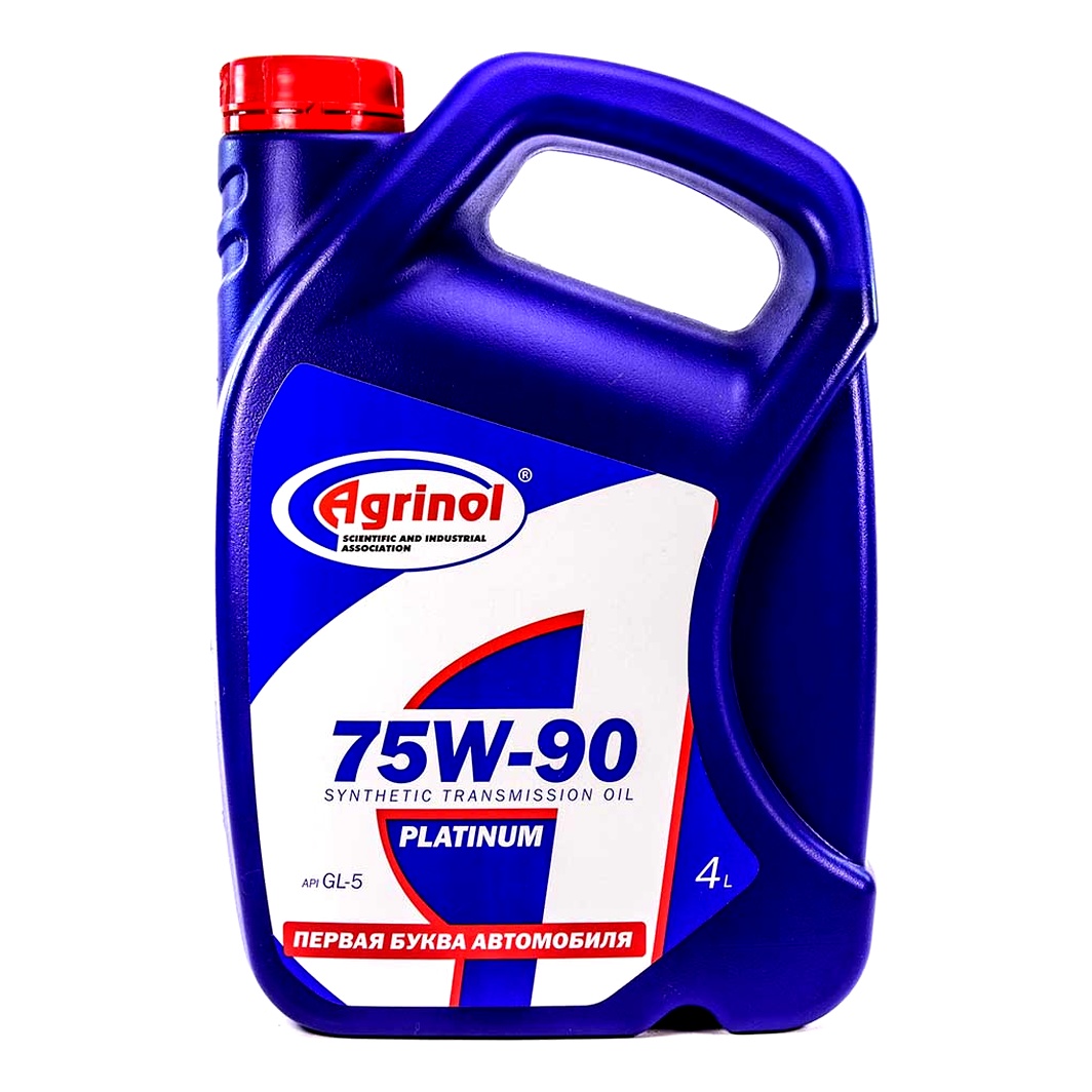 Трансмиссионное масло AGRINOL Platinum GL-5 75W-90 4 л 2200000003980 - zapix