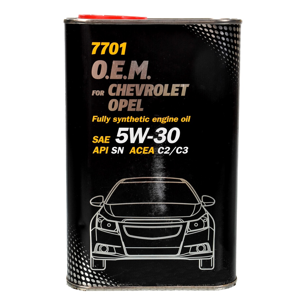 Моторна олива MANNOL O.E.M. For Chevrolet Opel (Metal) 5W-30 1 л (MN77011ME) - zapix