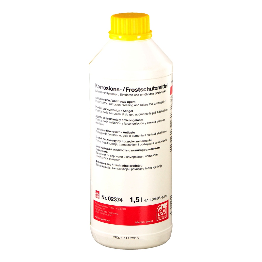Концентрат антифризу FEBI BILSTEIN жовтий G11 1.5 л (02374) - zapix