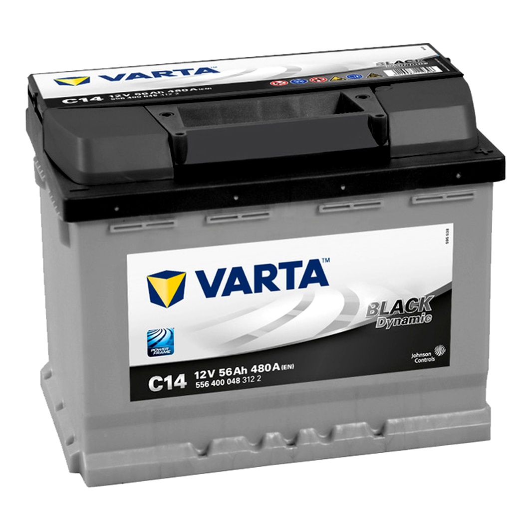 Акумулятор VARTA Black Dynamic 12V 56Ah 480A R+ 556400048 - zapix
