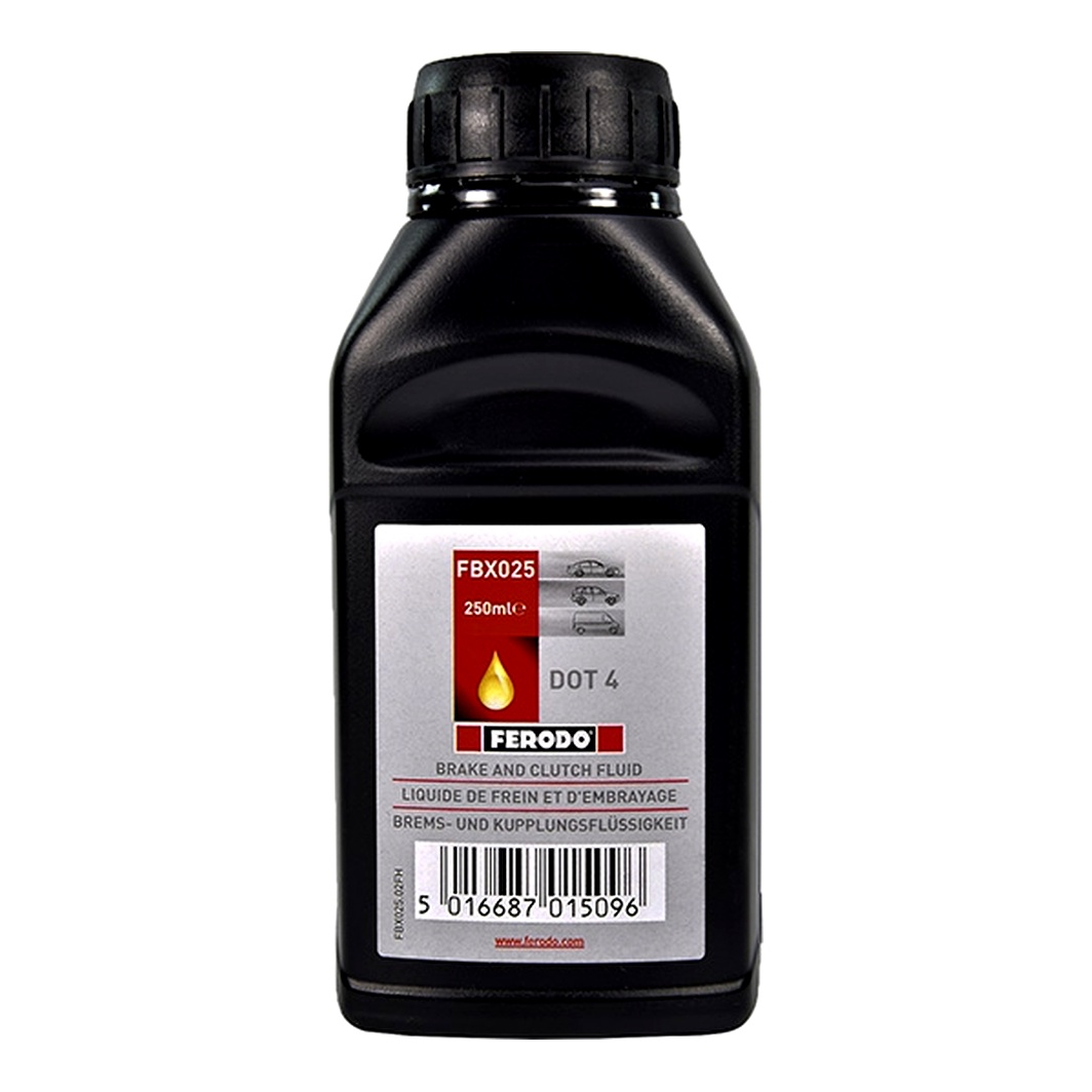Гальмівна рідина FERODO DOT 4 Synthetic пластик 0.25 л FBX025 - zapix